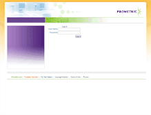 Tablet Screenshot of itswr.prometric.com